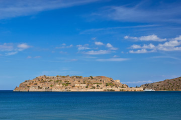 Fototapeta na wymiar View of Spinalonga island, Crete, Greece.