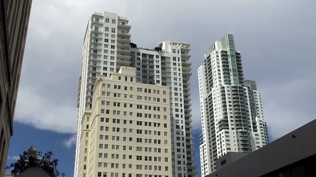 Condo towers at the Miami Downtown. Florida, USA.