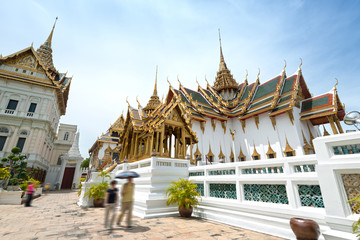 Obraz premium A golden pagoda, Grand Palace, Bangkok, Thailand