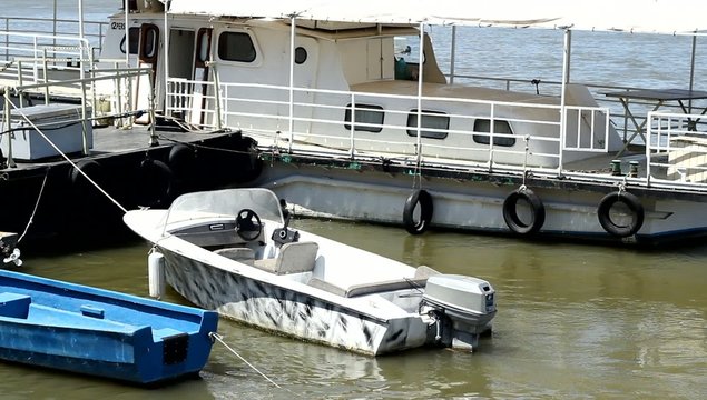 Motorized Boat on River