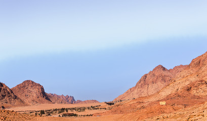 Fototapeta na wymiar View of Sinai Desert