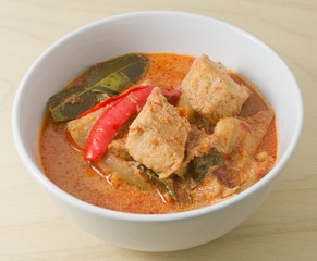Red Curry with Coconut Milk and Vegetarian Ingredients