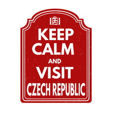Keep calm and visit  Czech Republic