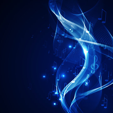 abstract music background