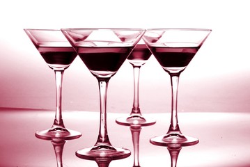 Cocktail, Martini, Pink.