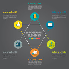 infographic elements cycle