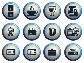 Kitchen Utensils Icon Set