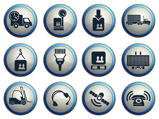 Fototapeta premium Logistics icons