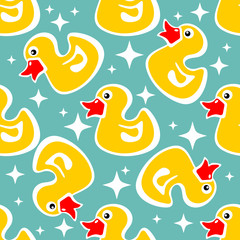duck seamless pattern