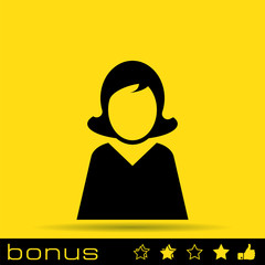 icon woman user