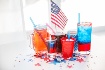 drinks on american independence day party