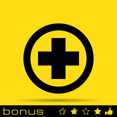 Obraz premium icon medical in round