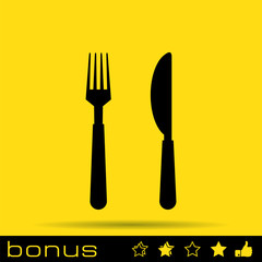icon fork and knife