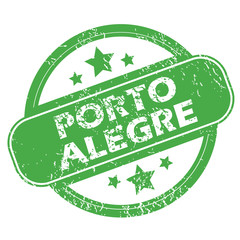 Porto Allegre green stamp