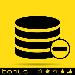 data hdd delete icon