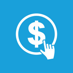 Dollar button icon