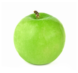 Fresh apple green isolated on white background