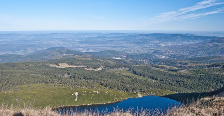 Wielki Staw lake in Karkonosze mountains © honza28683