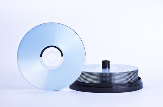 stack of printable discs