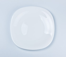 empty white dish