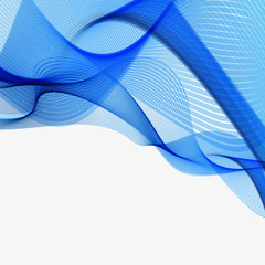 Abstract color wave, easy editable