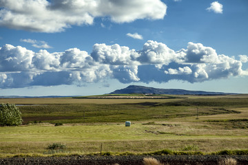 Majestic landscape near Reykjavik in Iceland.
