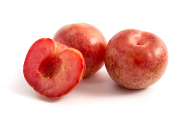Rote Pflaumen