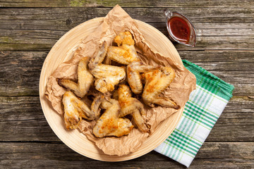 Delicious home made chicken wings