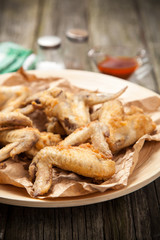 Delicious home made chicken wings