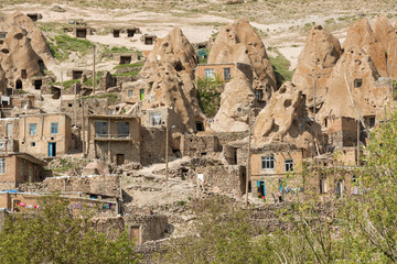 troglodyte village of Kendovan, Iran
