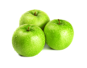 three green apples