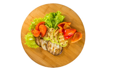 Baked tasty   vegetables food
