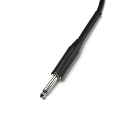 black audio plug