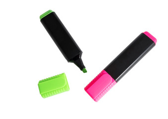 Colorful markers pens