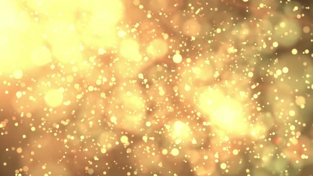Goldener Hintergrund aus Partikeln