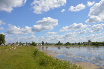 Летом в деревне