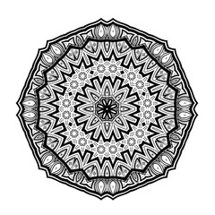 Mandala. Ethnic round ornament. Vector art