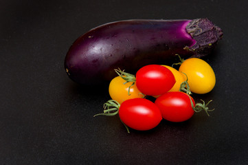 eggplant  tomatoes   