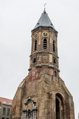 Obraz premium Sint-Pieterstoren (Peperbusse) Sint-Petrus-en-Pauluskerk Ostende