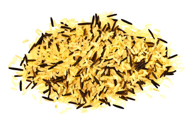 Fototapeta premium yellow and black rice blend