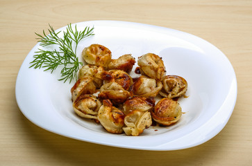 Fried russian dumplings