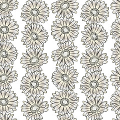 Vintage floral print seamless background.