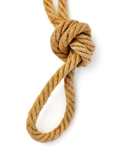 Rope with knot