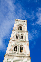 Fototapeta premium bell tower of cathedral church, Florence, Italy