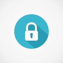 Blue lock icon