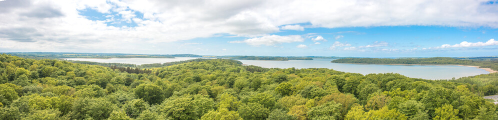 Rügen Panorama Ostsee und Kleiner Jasmunder Bodden