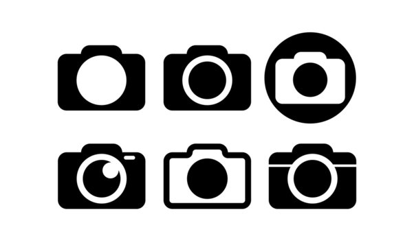 Simple Camera Icon Set