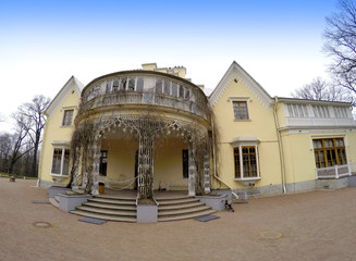 The Cottage palace,  the central architectural construction of ensemble Alexandria, Russia...
