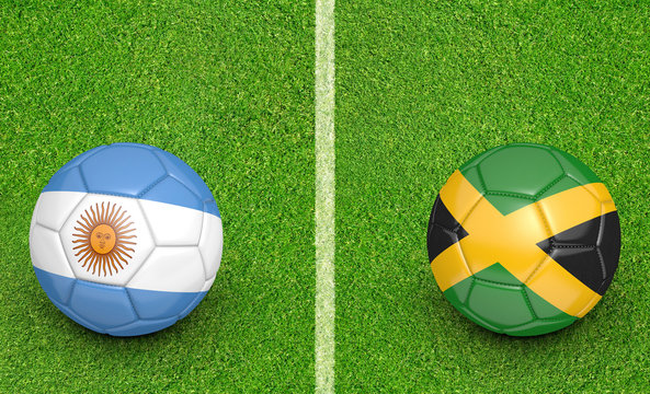 2015 Copa America football tournament, teams Argentina vs Jamaica