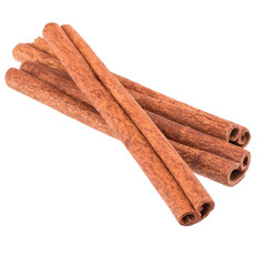 cinnamon stick spice isolated on white background closeup